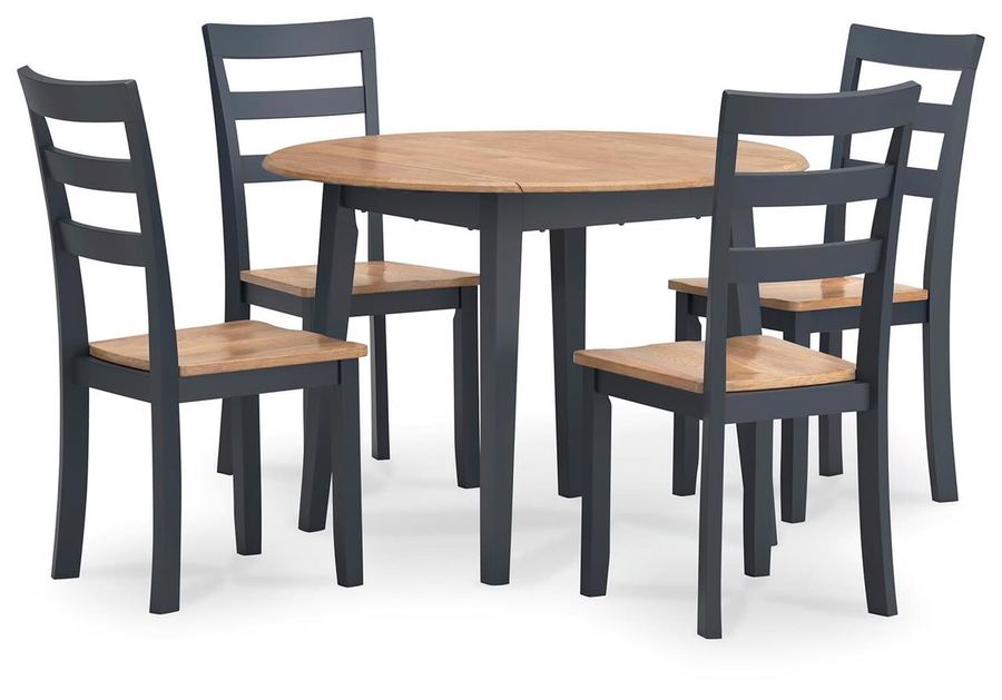 Counter-height table with wine storage